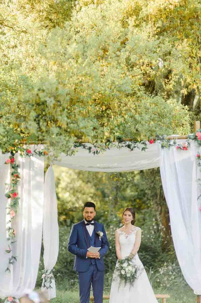 mariage au cabanon corse