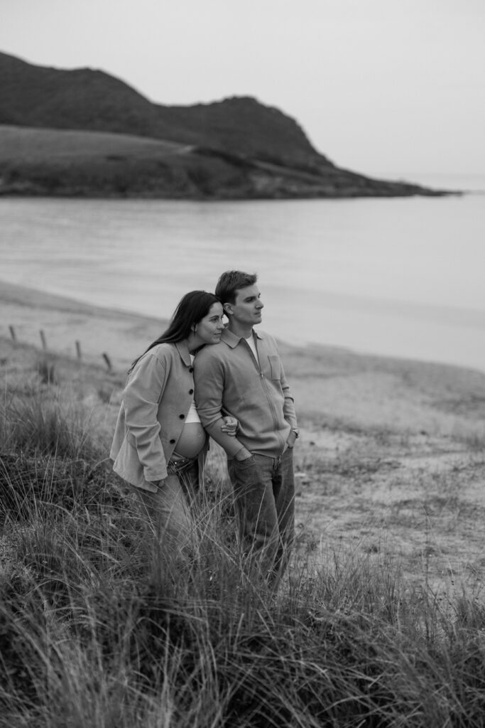 shooting grossesse plage ajaccio