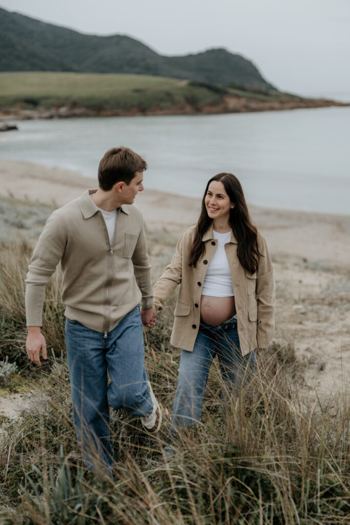 shooting grossesse plage ajaccio