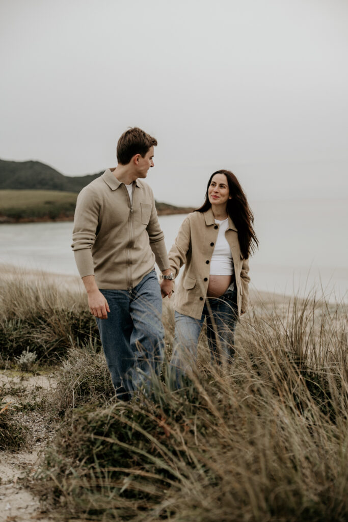 shooting grossesse plage ajaccio