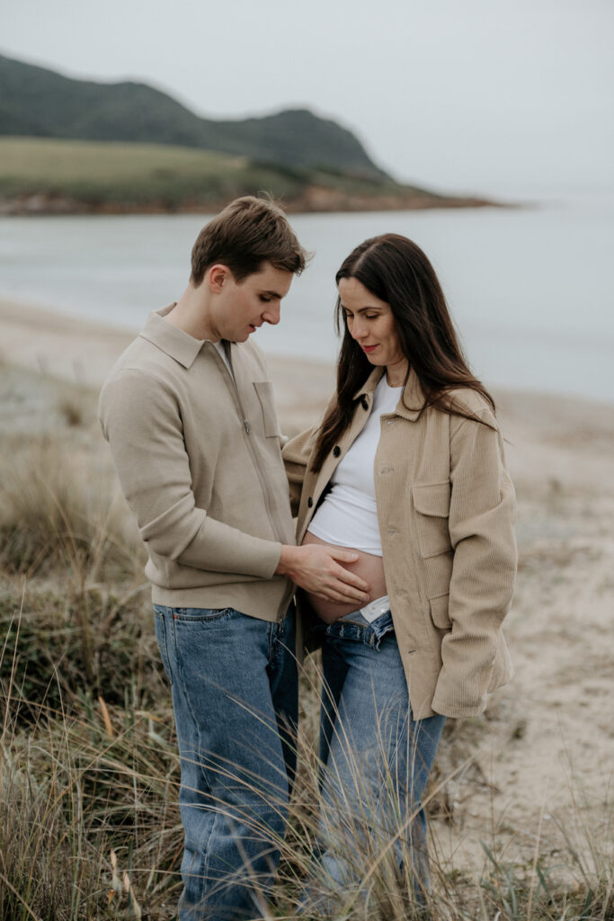 shooting grossesse plage ajaccio