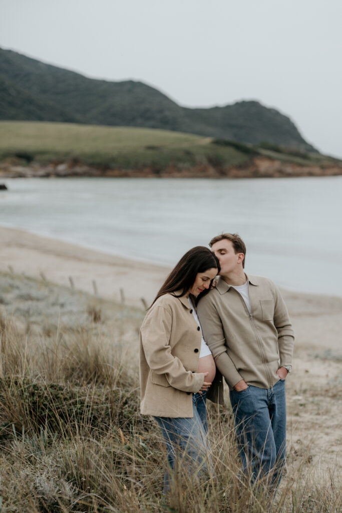 shooting grossesse plage ajaccio