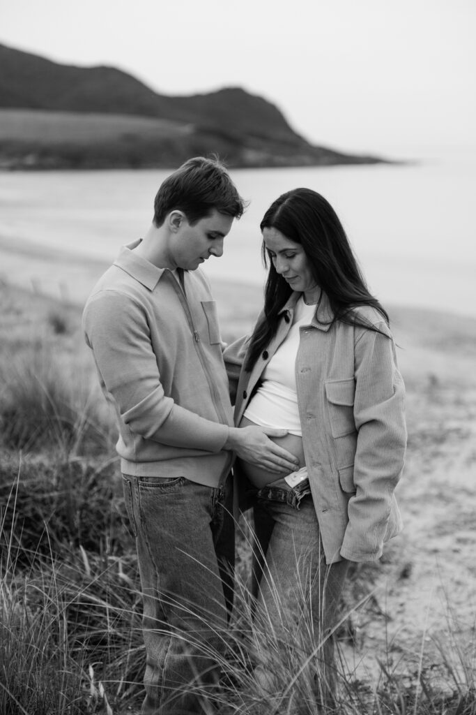 shooting grossesse plage ajaccio