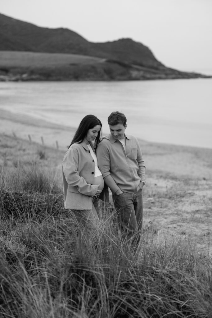 shooting grossesse plage ajaccio