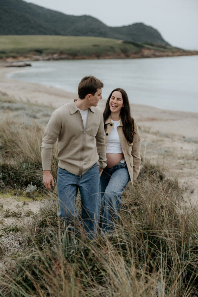 shooting grossesse plage ajaccio