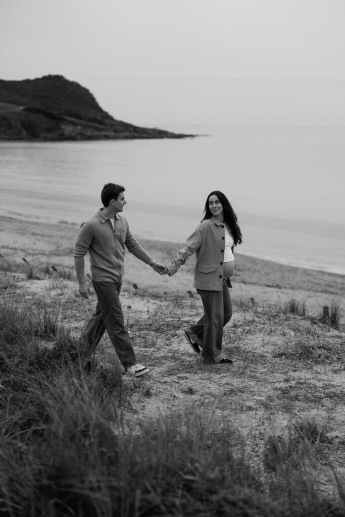 shooting grossesse plage ajaccio