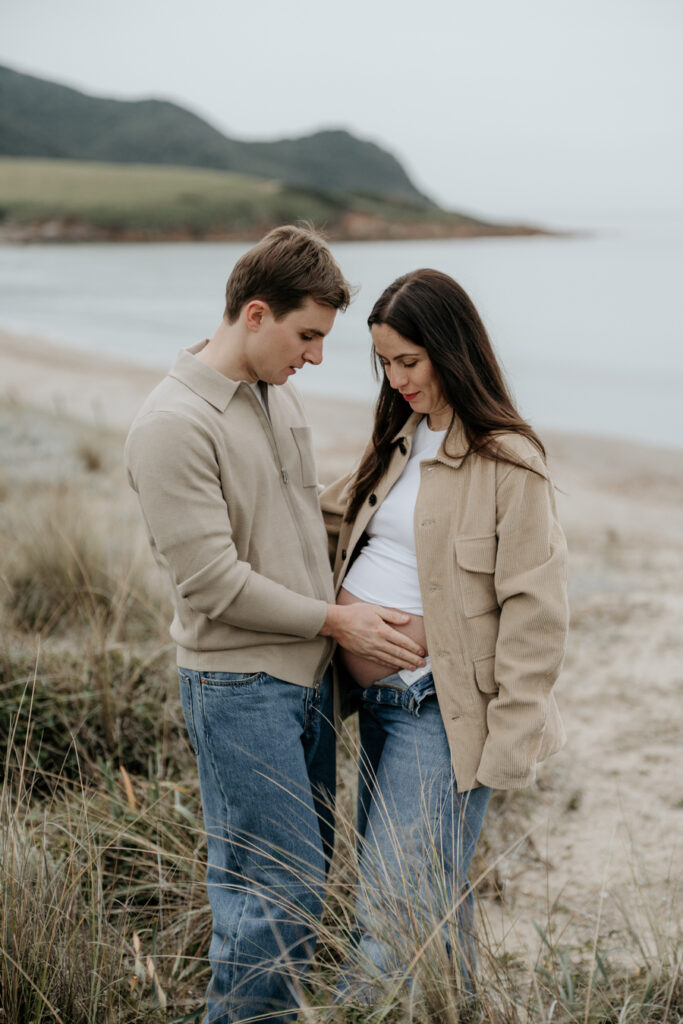 shooting grossesse plage ajaccio
