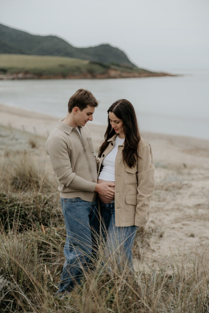 shooting grossesse plage ajaccio