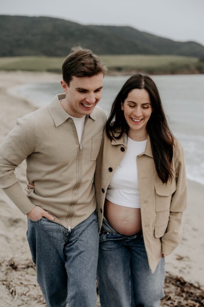 shooting grossesse plage ajaccio