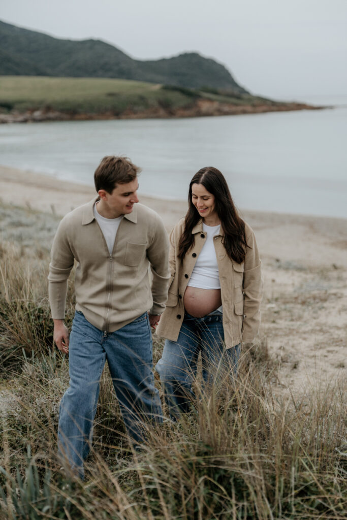 shooting grossesse plage ajaccio