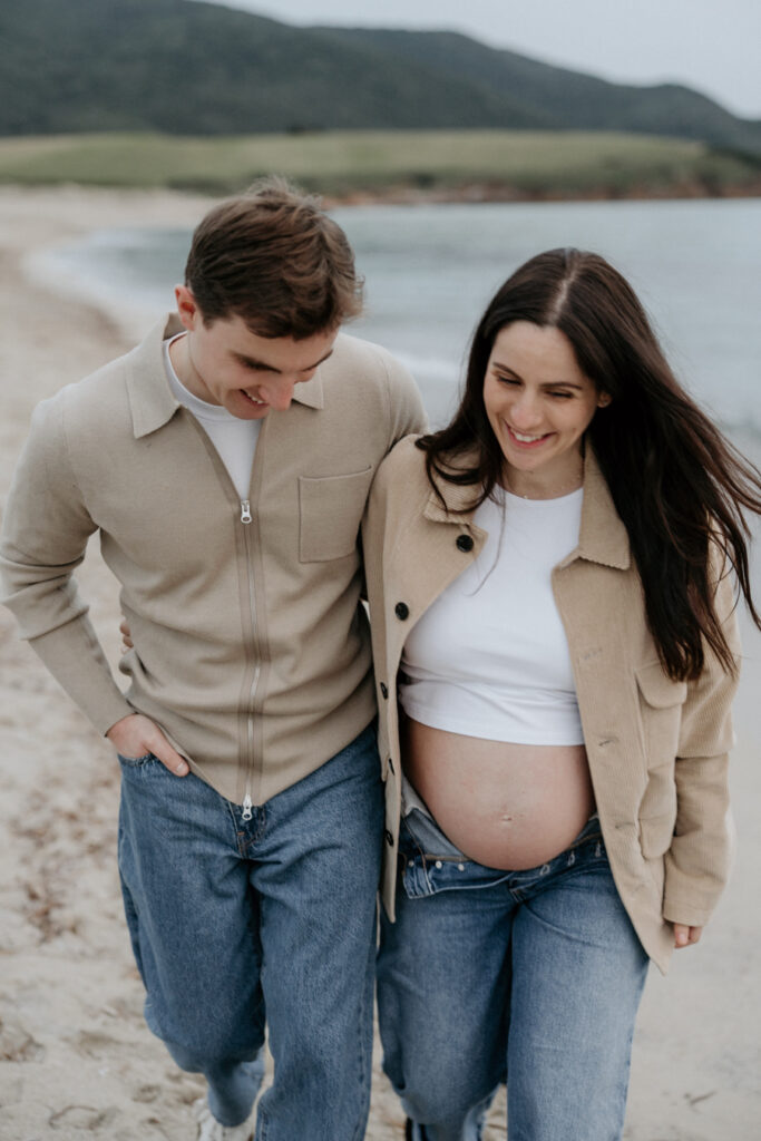 shooting grossesse plage ajaccio