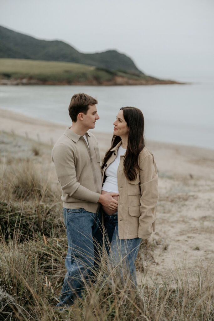 shooting grossesse plage ajaccio