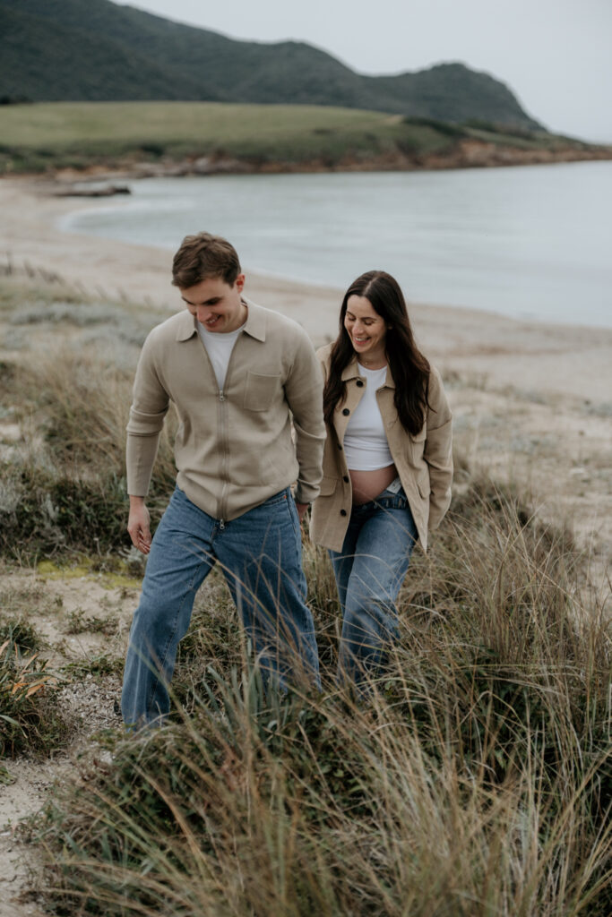 shooting grossesse plage ajaccio