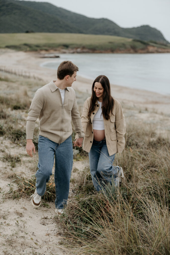 shooting grossesse plage ajaccio