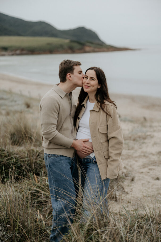 shooting grossesse plage ajaccio